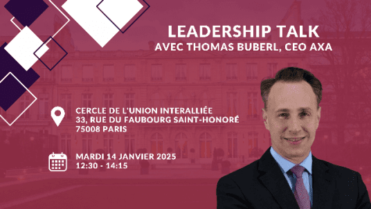 Leadership Talk avec Thomas Buberl, CEO AXA